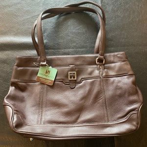 Brand New Stone & Co Brown Genuine Leather Tote